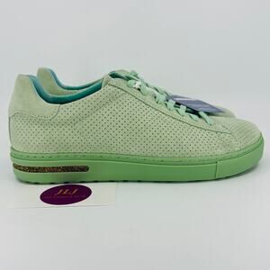 Birkenstock Women's Bend Low Matcha Green Suede Embossed Sneakers Size 39 / 8 US